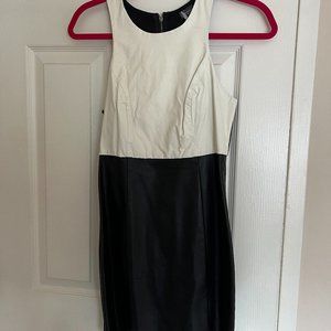 Sparkle & Fade Vegan Leather Mini Dress